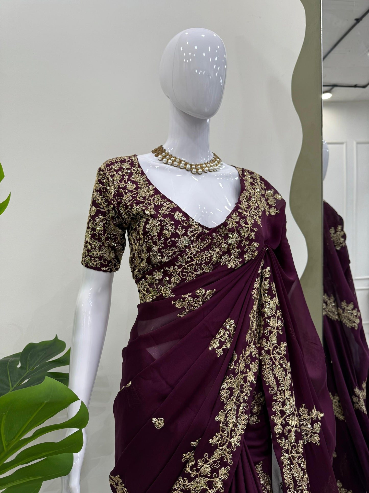 Fashionkiya Looking some one for this same colour beautiful Designer Saree on Rangoli Silk Febric with Coding with Sequnce work and blouse on also Rangoli Silk Febric with Coding with Sequnce work.
