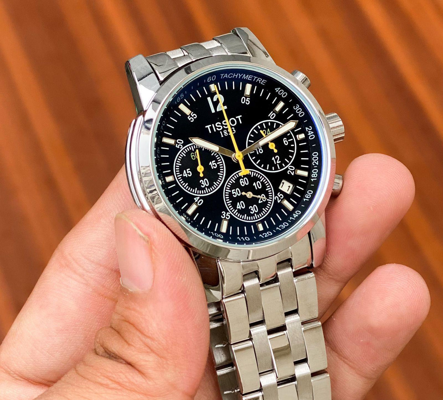 The Tissot PRC is a classic watch destined to be worn often and for every occasion. It features the simple and elegant face the collection is loved for, with the pared-back aesthetic symbolising luxury, quality and classic style