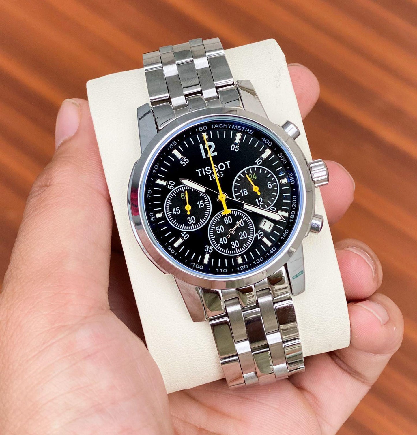 The Tissot PRC is a classic watch destined to be worn often and for every occasion. It features the simple and elegant face the collection is loved for, with the pared-back aesthetic symbolising luxury, quality and classic style