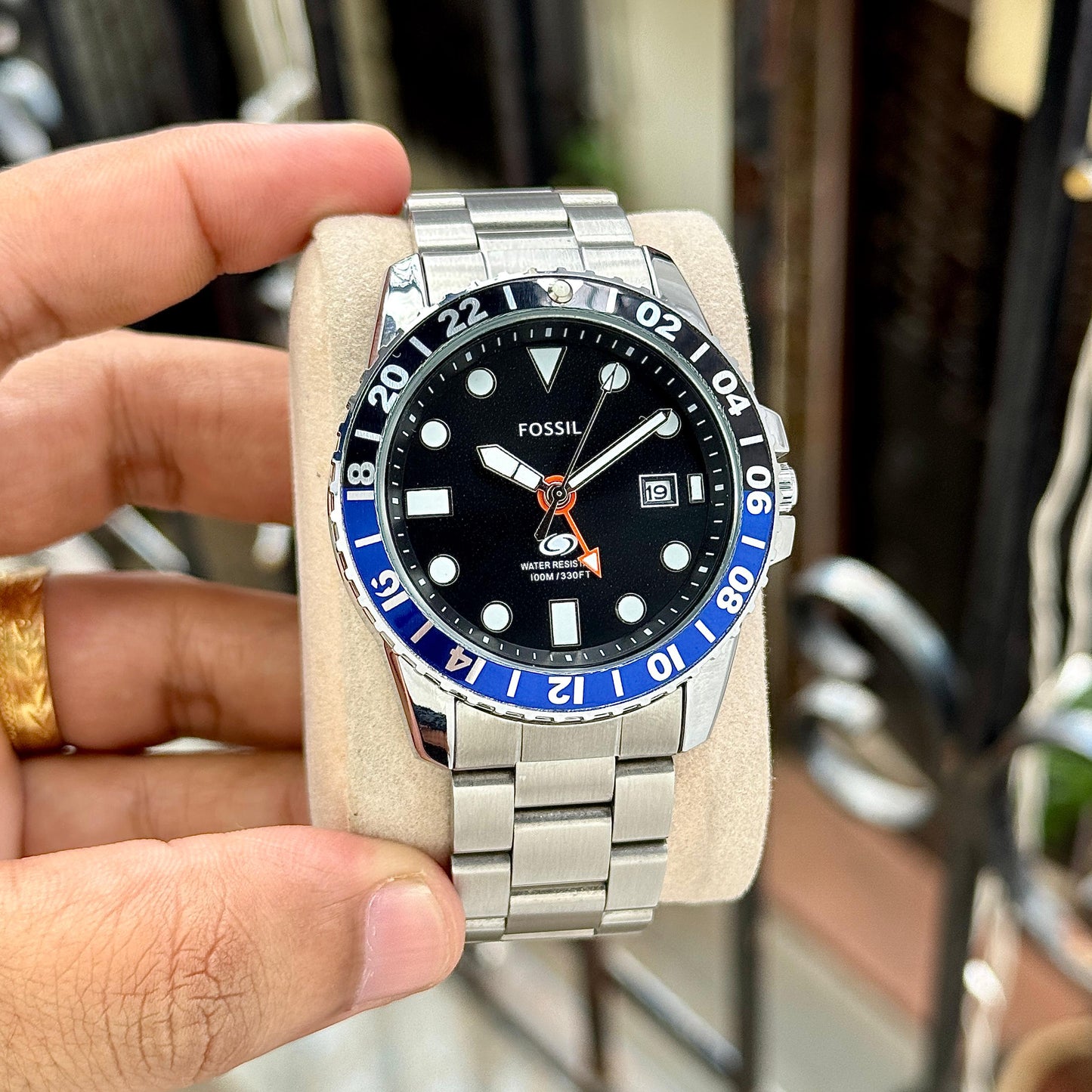FOSSIL BLUE GMT RUGGED STYLE MEETS WORLD-CLASS FUNCTION ✅