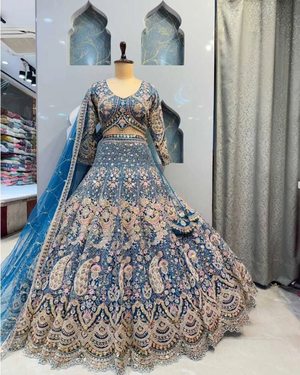 FASHIONKIYA coding Sequins Work Lehenga, Exceptional Quality with Can-Can and Canvas Layers, A Perfect Fusion of Glamour and Comfort