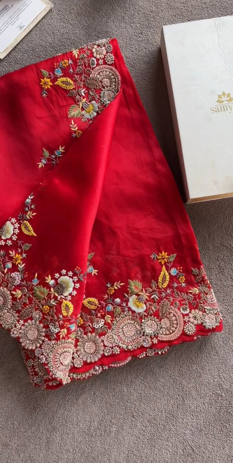 Fashionkiya Looking some one for this same colour beautiful Designer Saree on Faux Georgette Febric with Thred & Sequnce work and blouse on also Faux Georgette Febric with Thred & Sequnce work.