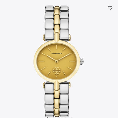 TORY BURCH KIRA – MINIMAL CHIC IN TWO-TONE IVORY watch