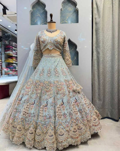 FASHIONKIYA coding Sequins Work Lehenga, Exceptional Quality with Can-Can and Canvas Layers, A Perfect Fusion of Glamour and Comfort