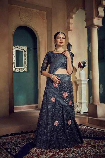 Fahionkiya fency embrodred lengha choli