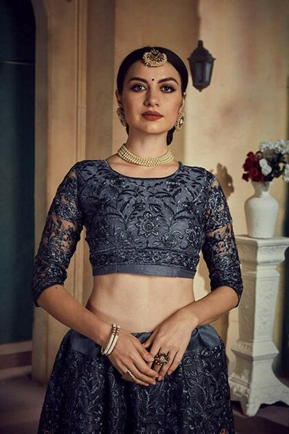 Fahionkiya fency embrodred lengha choli