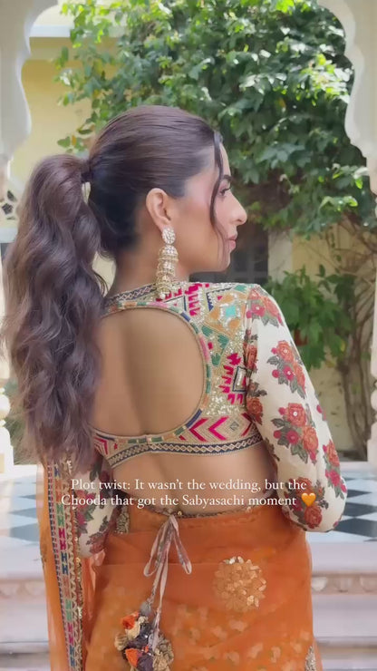Fashionkiya NEW SUPERHIT DESIGN ON NET FABRIC WITH HEAVY EMBROIDERY & FANCY LACE WORK SAREE WITH STITCH BLOUSE