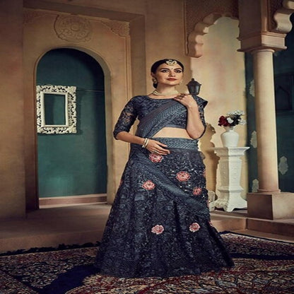 Fahionkiya fency embrodred lengha choli